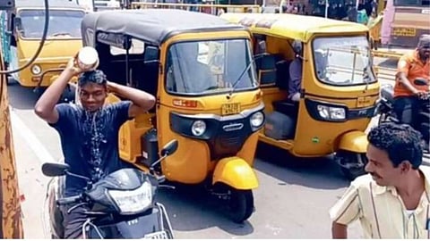Man On Traffic Signal