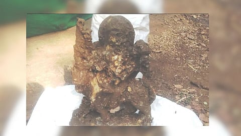 Idol Found In River at Sancoale