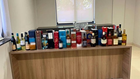liquor seized In Calangute