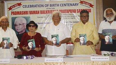 On the release of Vaman Sardesai book