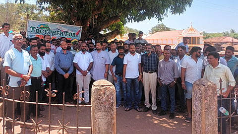 Mopa Airport Taxi Driver Protest