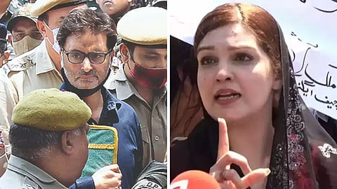 Yasin Malik And his wife Mushar Malik.