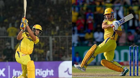 Shivam Dube &MS Dhoni