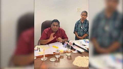 MLA Venzy Viegas press conference On Plastic Rice