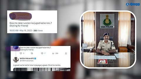 Goa Police Reply to Twitter User