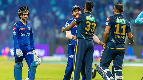 Gujarat Titans and Mumbai Indians