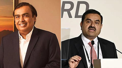 Mukesh Ambani & Gautam Adani