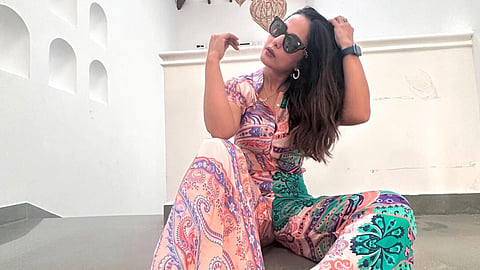 Tv Actress Hina Khan in Goa