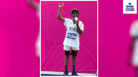 Silver medalist Geetanjali Nagvekar