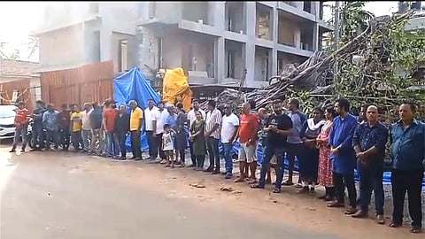 Mapusa banyan protest