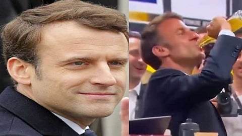 French President Emmanuel Macron Video