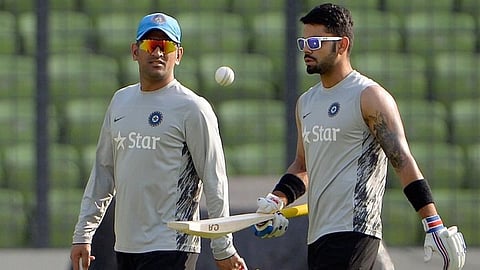 MS Dhoni and Virat Kohli