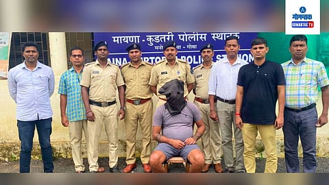 Maina curtorim police arrested Accused