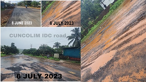 Cuncolim IDC Road