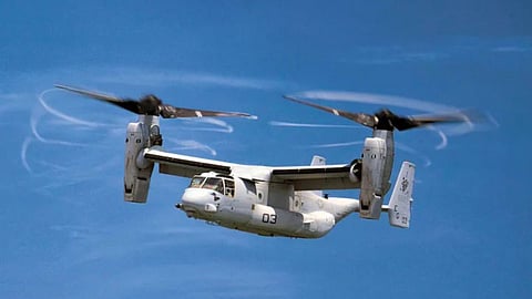 U.S. aircraft crashed on a north Australian island Sunday during a multination military exercise.