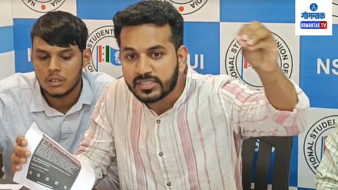 Goa NSUI Naushad Chowdhari