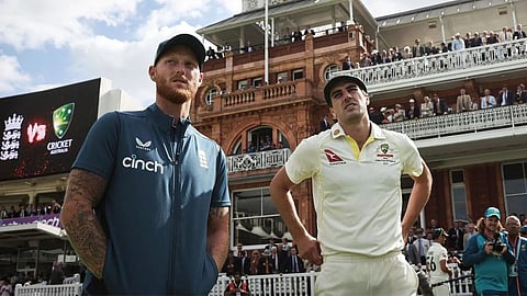 Ben Stokes and Pat Cummins