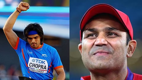 Neeraj Chopra | Virender Sehwag