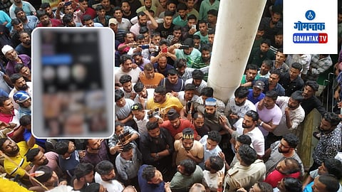 Muslim Community Gathered in Mapusa Police Station