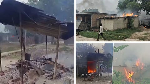 After Triple Murder Villagers Torches Many Houses