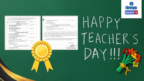 Goa Teachers Day Award 2023
