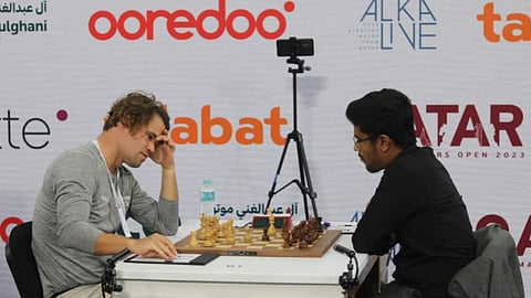 Magnus Carlsen & Karthikeyan Murali