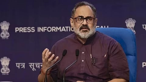 Union Minister Rajeev Chandrasekhar