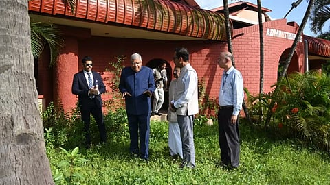 Vice President Jagdeep Dhankhar Suprise Visit to Goa University