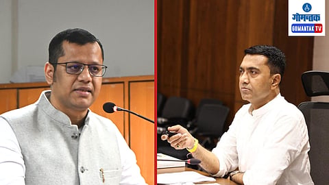 Yuri Alemao and cm pramod sawant