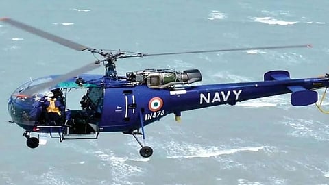 Indian Navy Helicopter Crashes