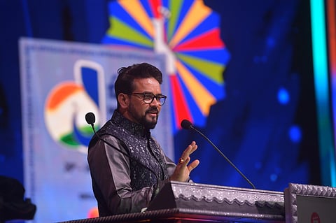 Minister Anurag Thakur at Iffi Goa 2023
