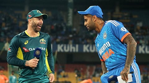 Suryakumar Yadav and Matthew Wade | India vs Australia