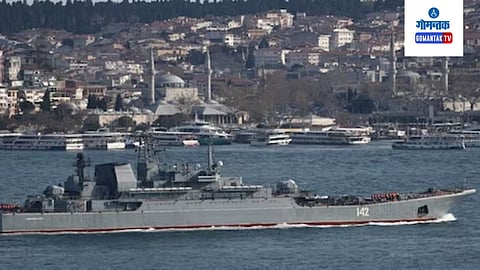 Russian Warship Attack
