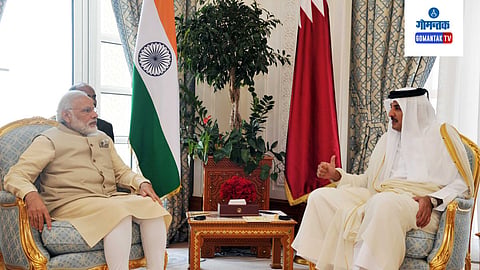 Prime Minister Modi and Emir of Qatar