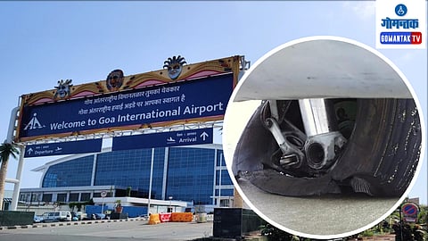 Dabolim Airport Mig-29 tyre burst