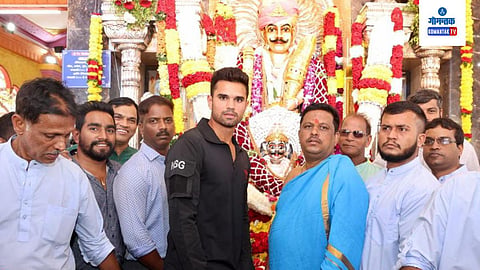 Arjun Tendulkar visit Bodgeshwar Jatra