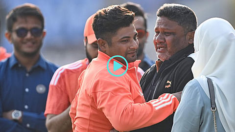 Sarfaraz Khan father and wife gets emotional after he make debut for India