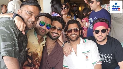 MS Dhoni in Goa