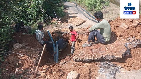 Road Damaged Keri Sattari