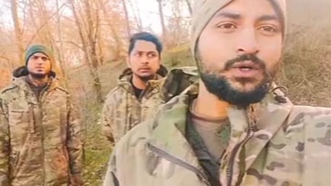 A job recruiter has forced three Indian people to fight for the Russian army in Ukraine