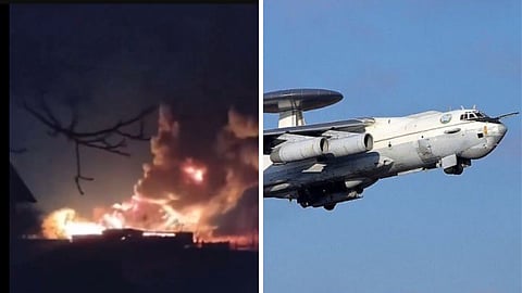 Ukraine's military has shot down a Russian A-50 long-range radar detection aircraft.
