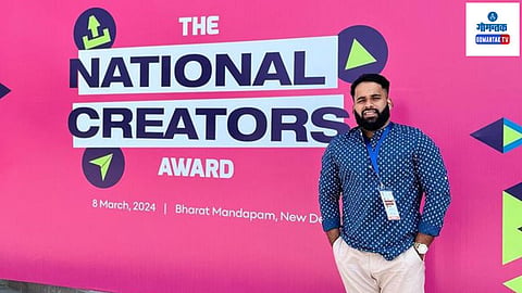 Goan Creator Rudra AT The National Creators Award 2024 In New Delhi