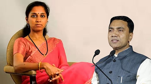 Goa CM Pramod Sawant And MP Supriya Sule