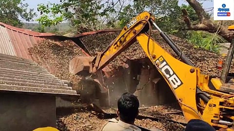 Sangolda Illegal Structure Demolition