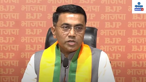 Goa CM Dr. Pramod Sawant Press In New Delhi