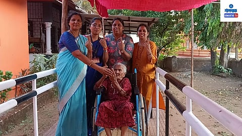 112 year old Women casts her vote in goa