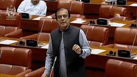 pakistan parliament mp shibli faraz