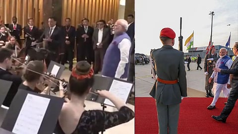 PM Modi Austria Visit: PM मोदींचे व्हिएन्ना येथे जोरदार स्वागत; ऑस्ट्रियन कलाकारांनी सादर केले 'वंदे मातरम्'