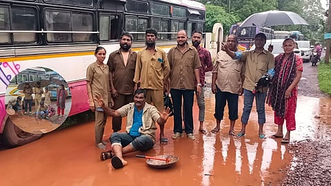 आसगाव-बार्देश येथील रस्त्यात खड्डे की खड्ड्यात रस्ते? बसचालकांचा संताप; प्रशासनाला दिली 'वॉर्निंग'