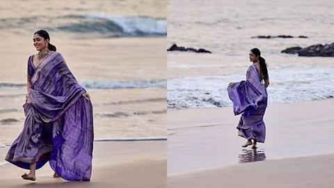 Bollywood Actress Mrunal Thakur: चाहत्यांची जान...! मृणालचा बीचवरील साडीतील लूक घालतोय मोहीनी!